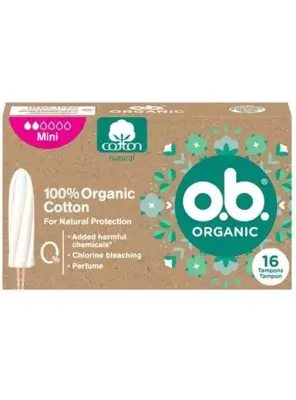O.B Organic Mini Tampon 16 Adet - Johnson & Johnson