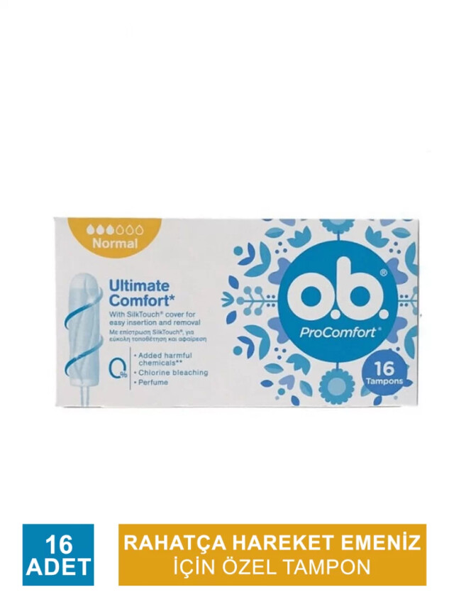 O.B. Pro Comfort Normal Tampon 16 Adet - Johnson & Johnson