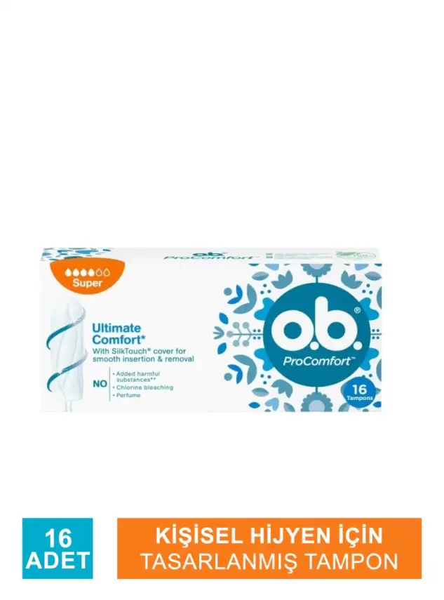 O.B. Pro Comfort Süper Tampon 16 Adet - 1
