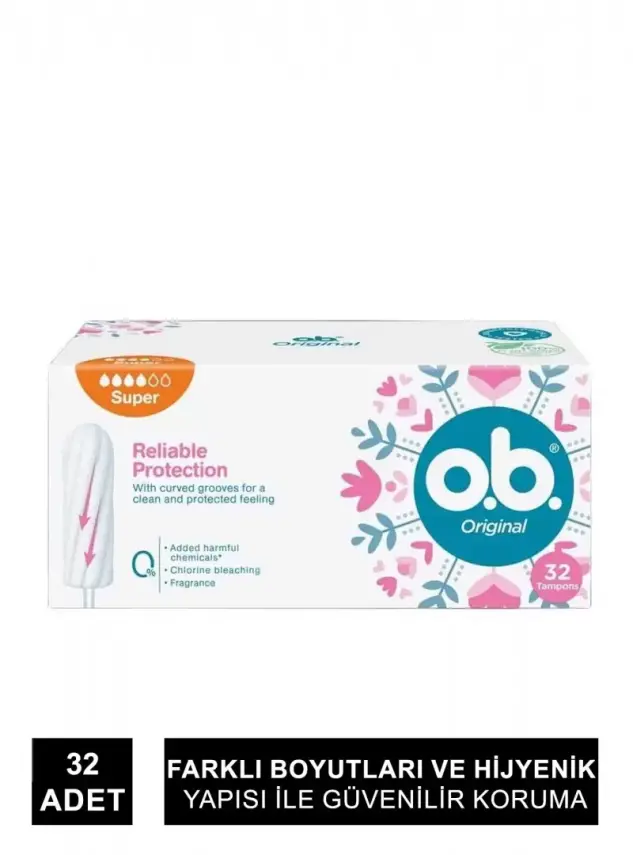O.B. Pro Comfort Süper Tampon 32 Adet - 1