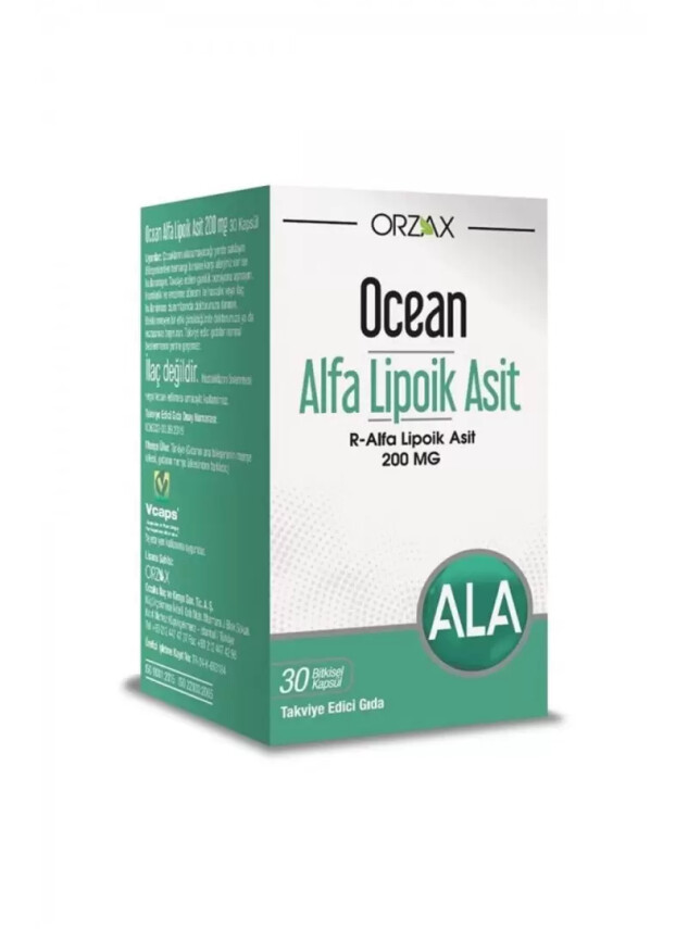Ocean Alfa Lipoik Asit 200 mg 30 Tablet - Ocean