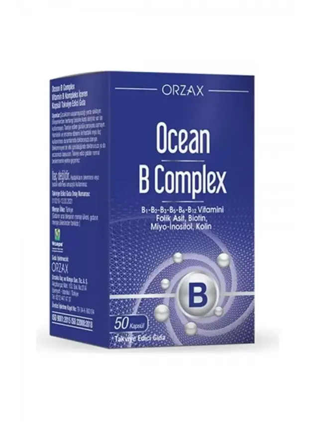 Ocean B Complex Takviye Edici Gıda 50 Kapsül - 1