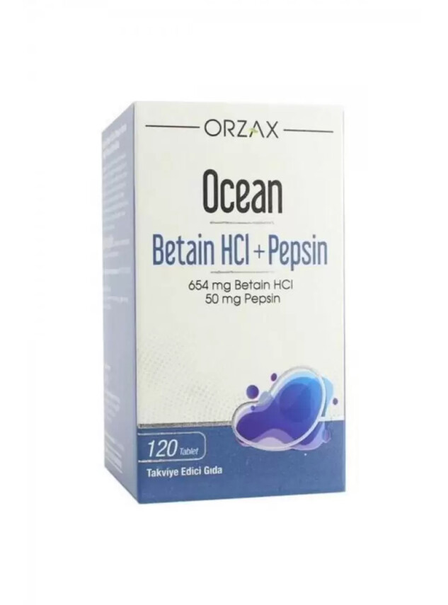 Ocean Betain HCI+ Pepsin 120 Tablet - Ocean