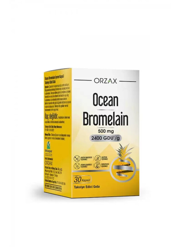 Ocean Bromelain 500mg 30 Kapsül - Ocean