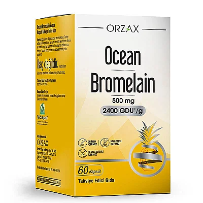 Ocean Bromelain 500mg 60 Kapsül - Ocean