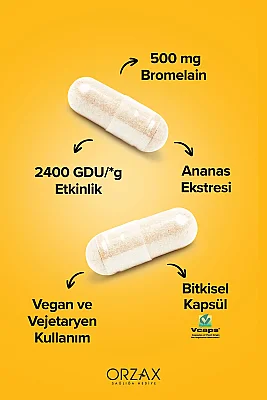 Ocean Bromelain 500mg 60 Kapsül - 2