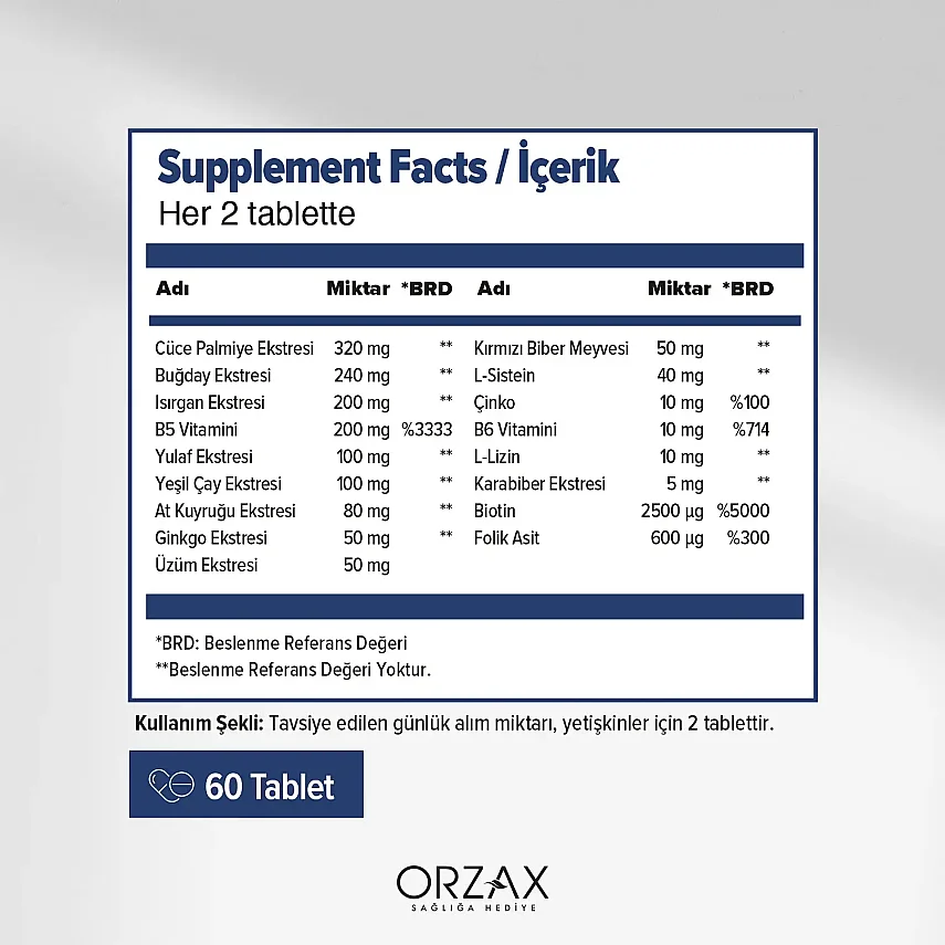 Ocean Capillus Men 60 Tablet + Capillus Şampuan Hediyeli - 2