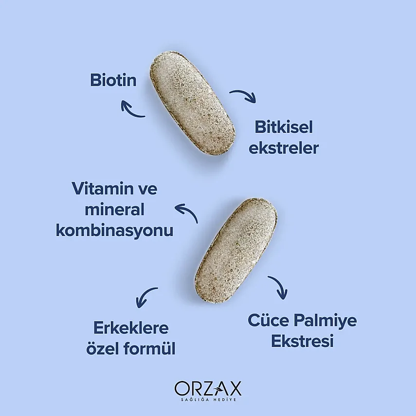 Ocean Capillus Men 60 Tablet + Capillus Şampuan Hediyeli - 3