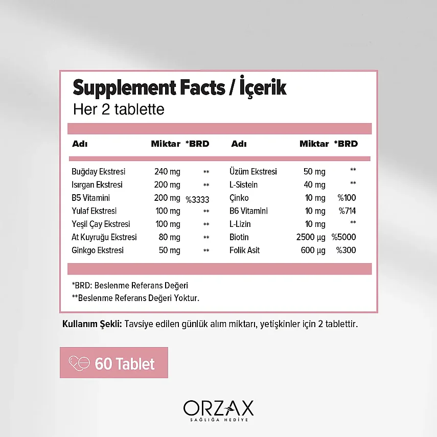 Ocean Capillus Women 60 Tablet + Capillus Şampuan Hediyeli - 2