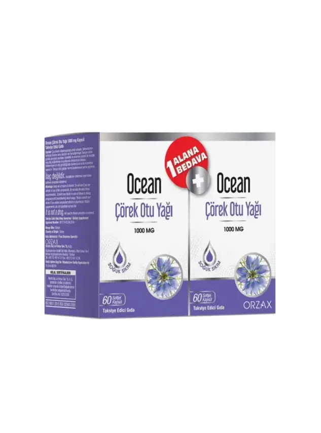 Ocean Çörek Otu Yağı 60 Kapsül 2'li Set - 2