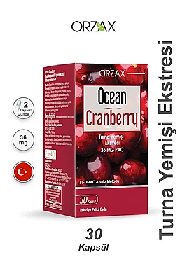Ocean Cranberry Turna Yemişi Ekstresi 36 mg Pac 30 Tablet - Ocean