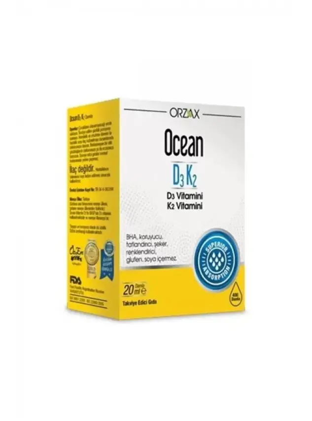 Ocean D3K2 Damla 20ml - 1