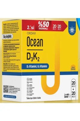 Ocean D3K2 Damla 20ml x 2 Adet Avantajlı Paket - 1