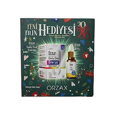 Ocean Daily One Energy 30 Tablet + Ocean D3K2 20ml Yılbaşı Set - Ocean
