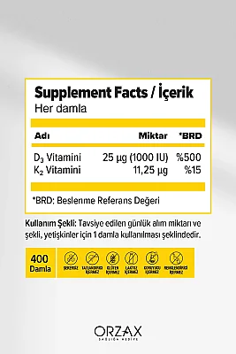 Ocean Daily One Energy 30 Tablet + Ocean D3K2 20ml Yılbaşı Set - 3