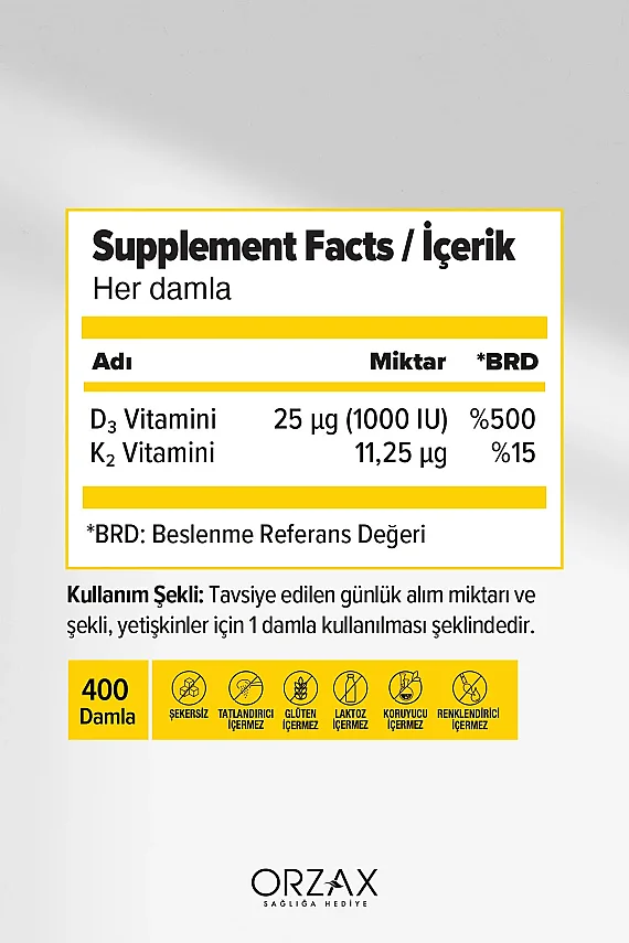 Ocean Daily One Energy 30 Tablet + Ocean D3K2 20ml Yılbaşı Set - 3