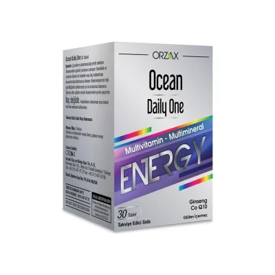 Ocean Daily One Energy 30 Tablet - Takviye Edici Gıda - Ocean
