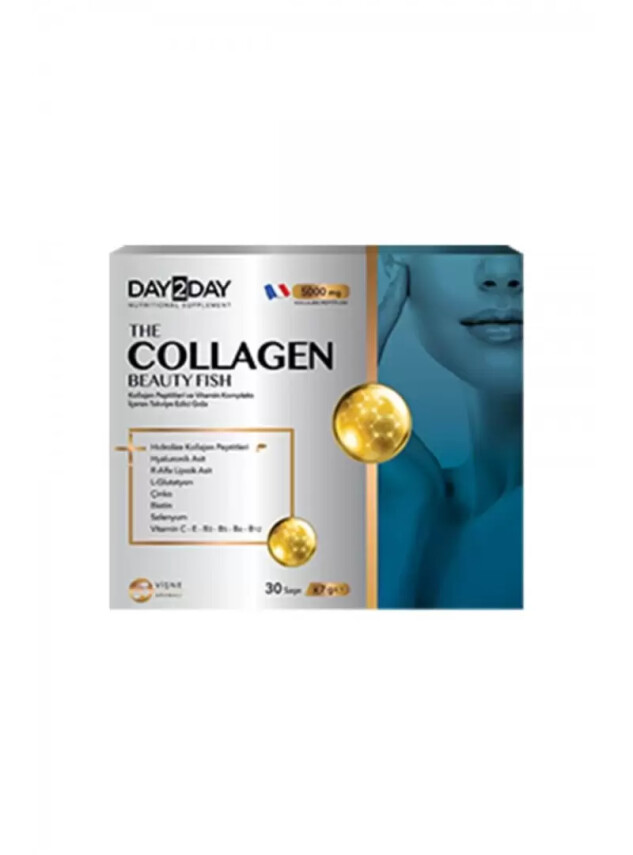 Ocean Day2Day The Collagen Beauty Fish 30 Saşe x 7gr - Vişne - - Ocean