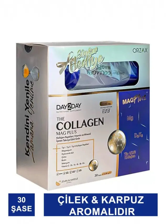 Ocean Day2Day The Collagen Mag Plus 30 Şase - Shaker Hediyeli - - 1