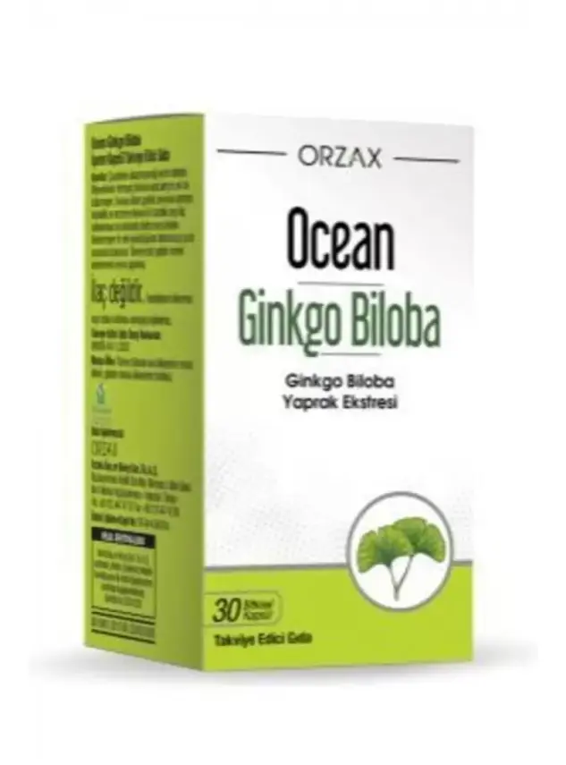 Ocean Ginkgo Biloba 30 Kapsül - 1