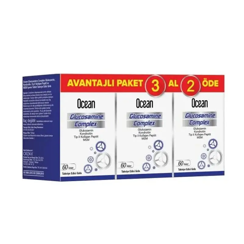 Ocean Glukozamin Complex 60 Tablet Avantajlı Paket - 3AL2ÖDE - - 1