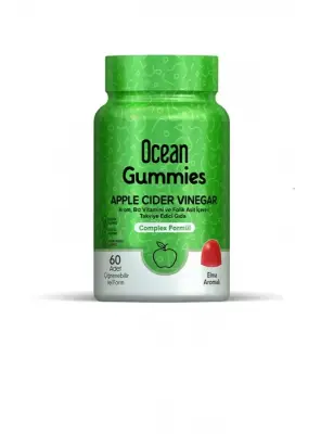 Ocean Gummies Apple Cider Vinegar 60 Yumuşak Tablet - Ocean