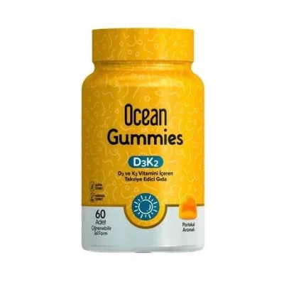 Ocean Gummies D3K2 Vitamin Çiğnenebilir 60 Softgel - Ocean