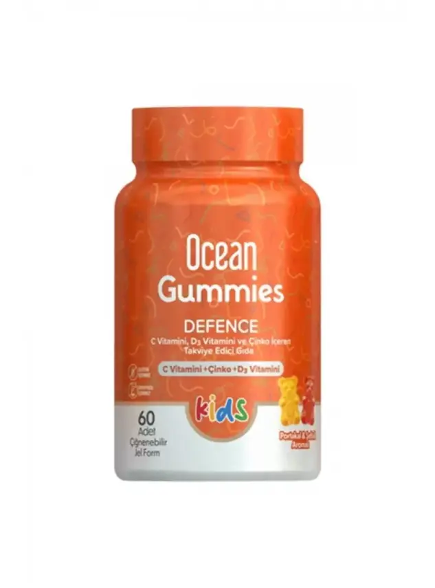 Outlet - Ocean Gummies Defence Kids 60 Yumuşak Tablet - 1