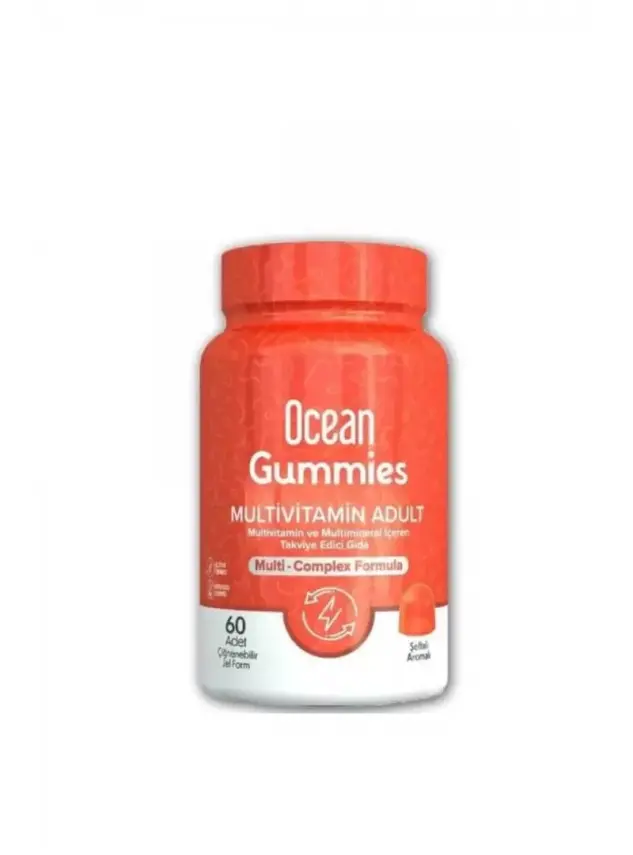 Ocean Gummies Multivitamin Adult 60 Yumuşak Jel Kapsül - 1