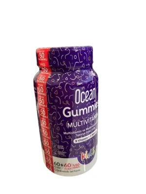 Ocean Gummies Multivitamin Kids 60 Adet Set | 2.si %50 İndirimli - 2