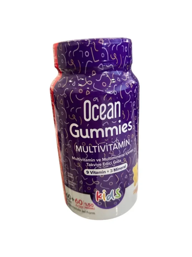 Ocean Gummies Multivitamin Kids 60 Adet Set | 2.si %50 İndirimli - 1