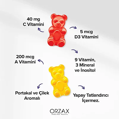 Ocean Gummies Multivitamin Kids 120 Çiğnenebilir Jel Form - 3