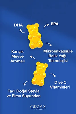 Ocean Gummies Omega 3 60 Adet Çiğnenebilir Jel Form - 3