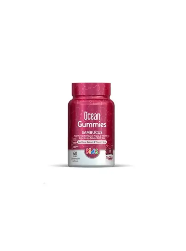 Ocean Gummies Sambucus Kids 60 Yumuşak Jel Kapsül - 1