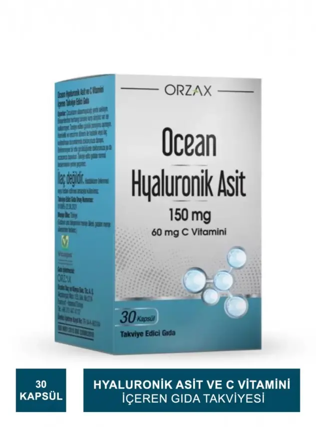 Ocean Hyaluronik Asit 150mg 30 Kapsül - 1