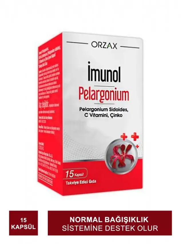 Ocean İmunol Pelargonium 15 Kapsül Takviye Edici Gıda - 1