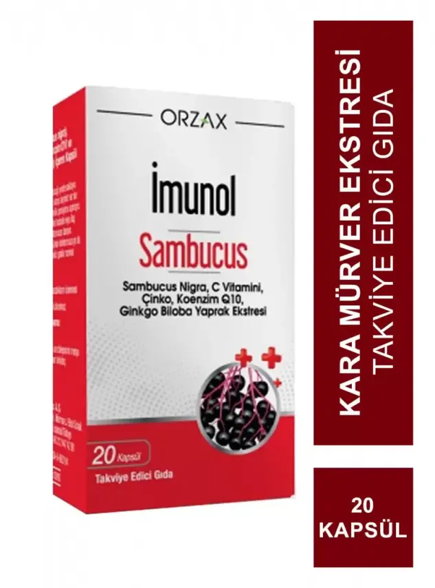 Ocean İmunol Sambucus 20 Kapsül Takviye Edici Gıda - 1