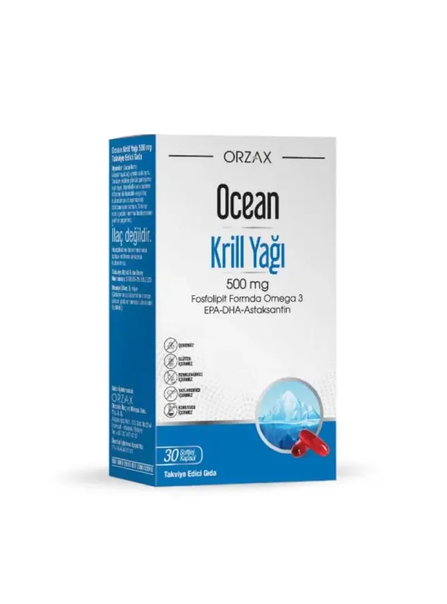 Ocean Krill Oil 30 Kapsül - 1