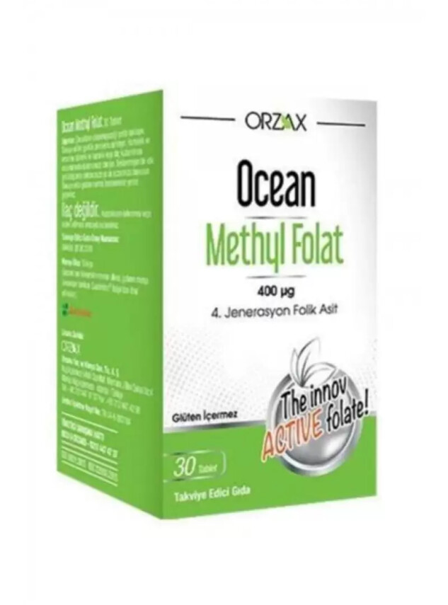 Ocean Methyl Folat 400mg 30 Tablet - Ocean