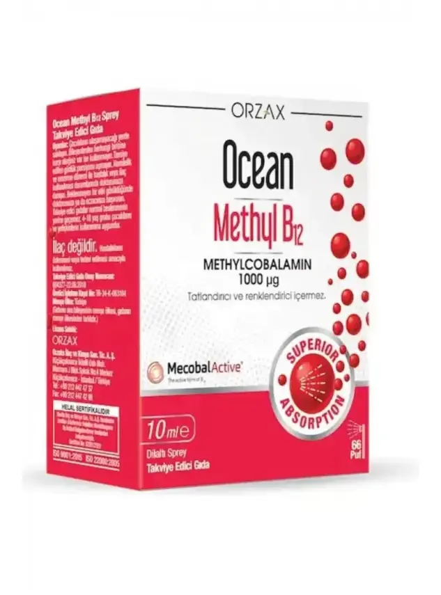 Ocean Methyl B12 1000 MCG Sprey 10 ML - 1