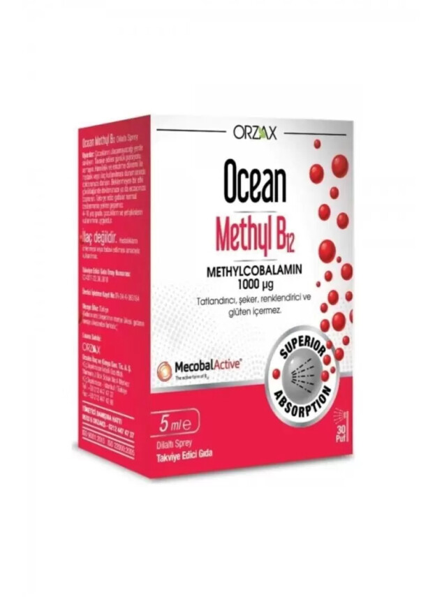 Ocean Methyl B12 1000 mg Sprey 5 ml - Ocean