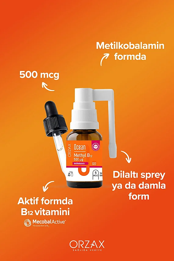 Ocean Methyl B12 500 mg Sprey 5 ml - 4