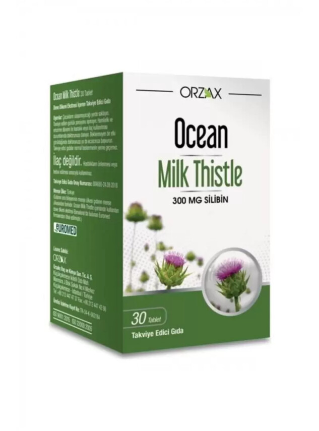 Ocean Milk Thistle Takviye Edici Gıda 30 Kapsül - Ocean