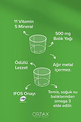 Ocean Multi Şurup Ballı ve Portakal Aromalı 150 ml - Matara Hediyeli - 3