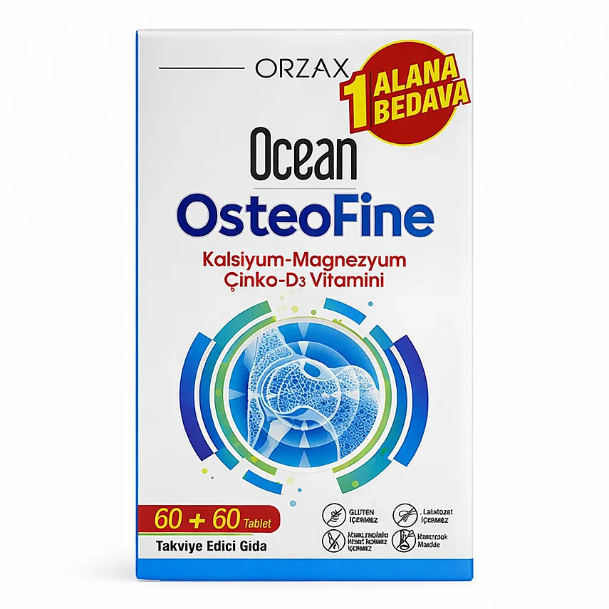 Ocean OsteoFine Takviye Edici Gıda 60 Tablet 1+1 - 1