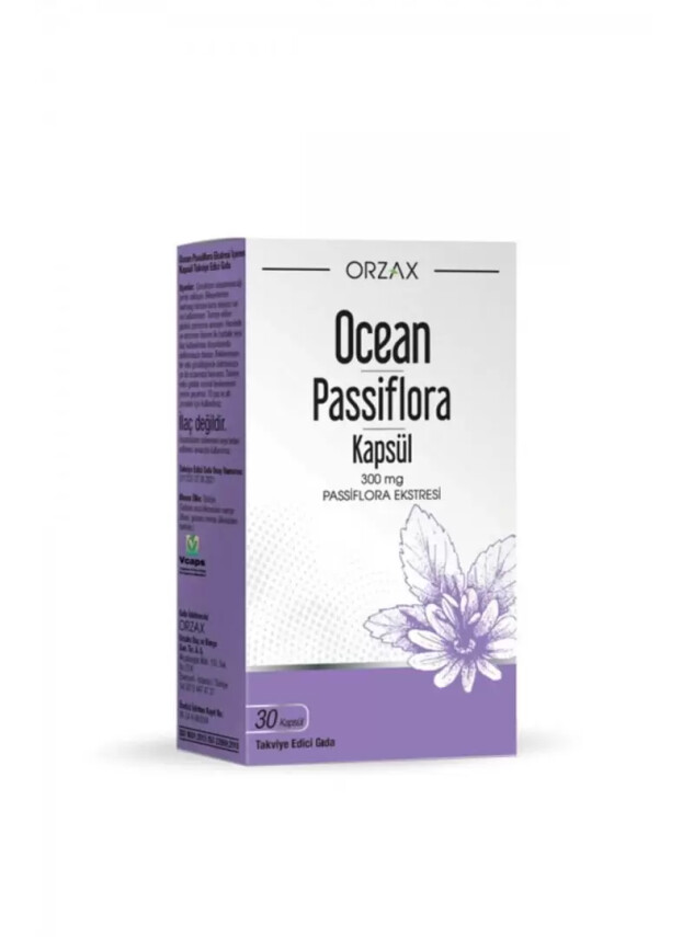 Ocean Passiflora 300 mg 30 Kapsül - Ocean