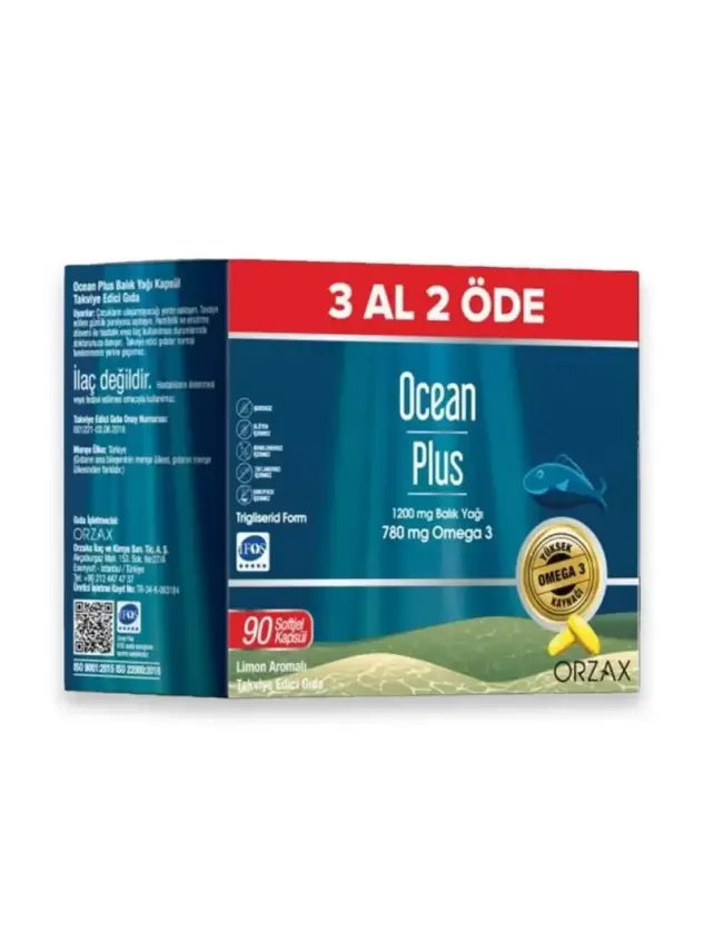 Ocean Plus 1200 mg 90 Kapsül - 3 Al 2 Öde - 2
