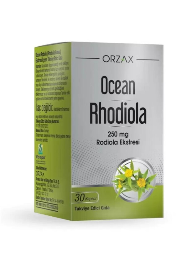 Ocean Rhodiola 250mg 30 Kapsül - Ocean