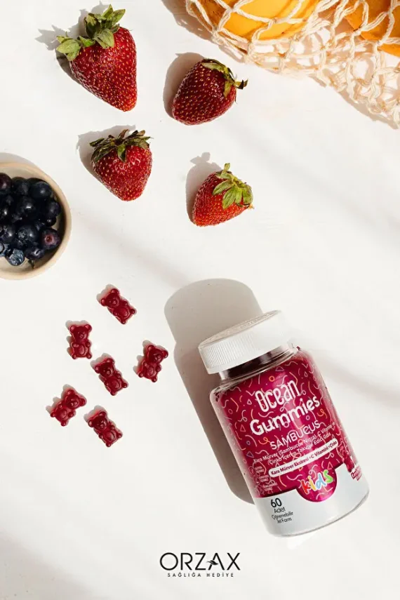 Ocean Smart Gummies Sambucus Takviye Edici Gıda 60 Adet - 5