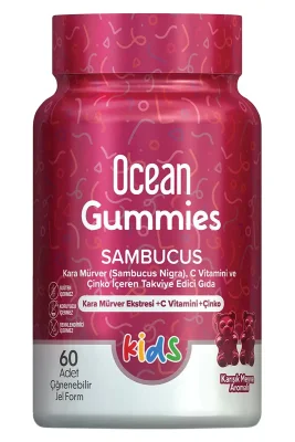 Ocean Smart Gummies Sambucus Takviye Edici Gıda 60 Adet - 1